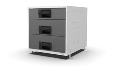 Service Body & Van Drawer Unit – 3 Mixed-Depth Drawers – 16.5″W × 16.5″H × 18″D