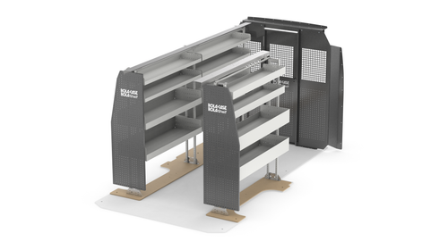 Mercedes Sprinter 144" WB Standard Roof - Basic Bin Package Kit