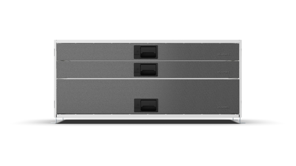 Service Body & Van Drawer Unit – 3 Mixed-Depth Drawers – 39.7″W × 16.5″H × 18″D