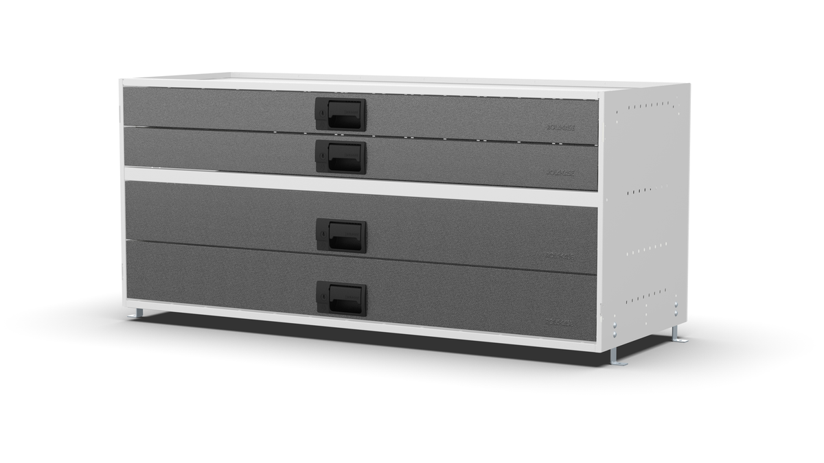 49.5″ 4-Drawer Mixed-Depth Service Body Unit | RolaCase