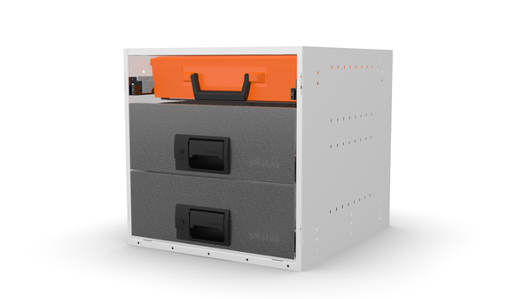 RCKIT40/10 cargo drawers front view with no feet