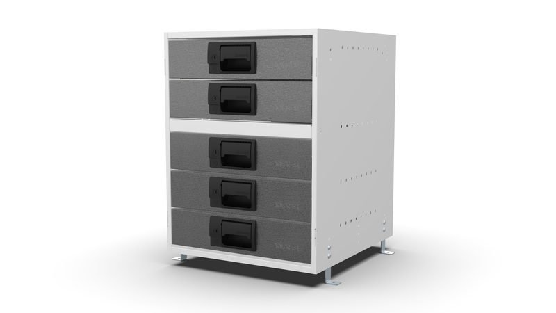 Service Body & Van Drawer Unit – 5 Drawers – 16.5″W × 21.5″H × 18″D