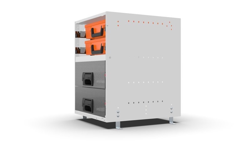 RCKIT40/14 Drawer slide side view 