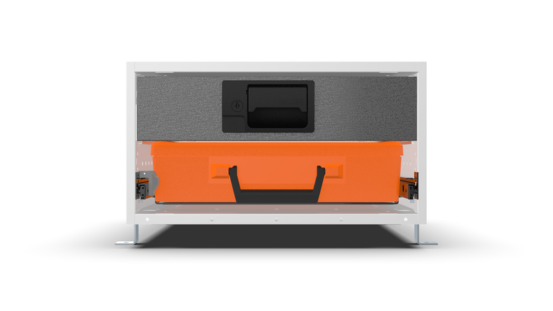 RCKIT40/2 Van metal drawer front view 