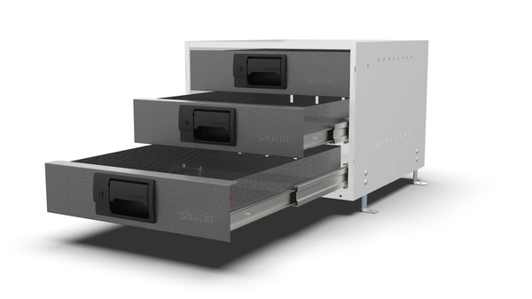 RCKIT40/3 van drawer system open drawer view 