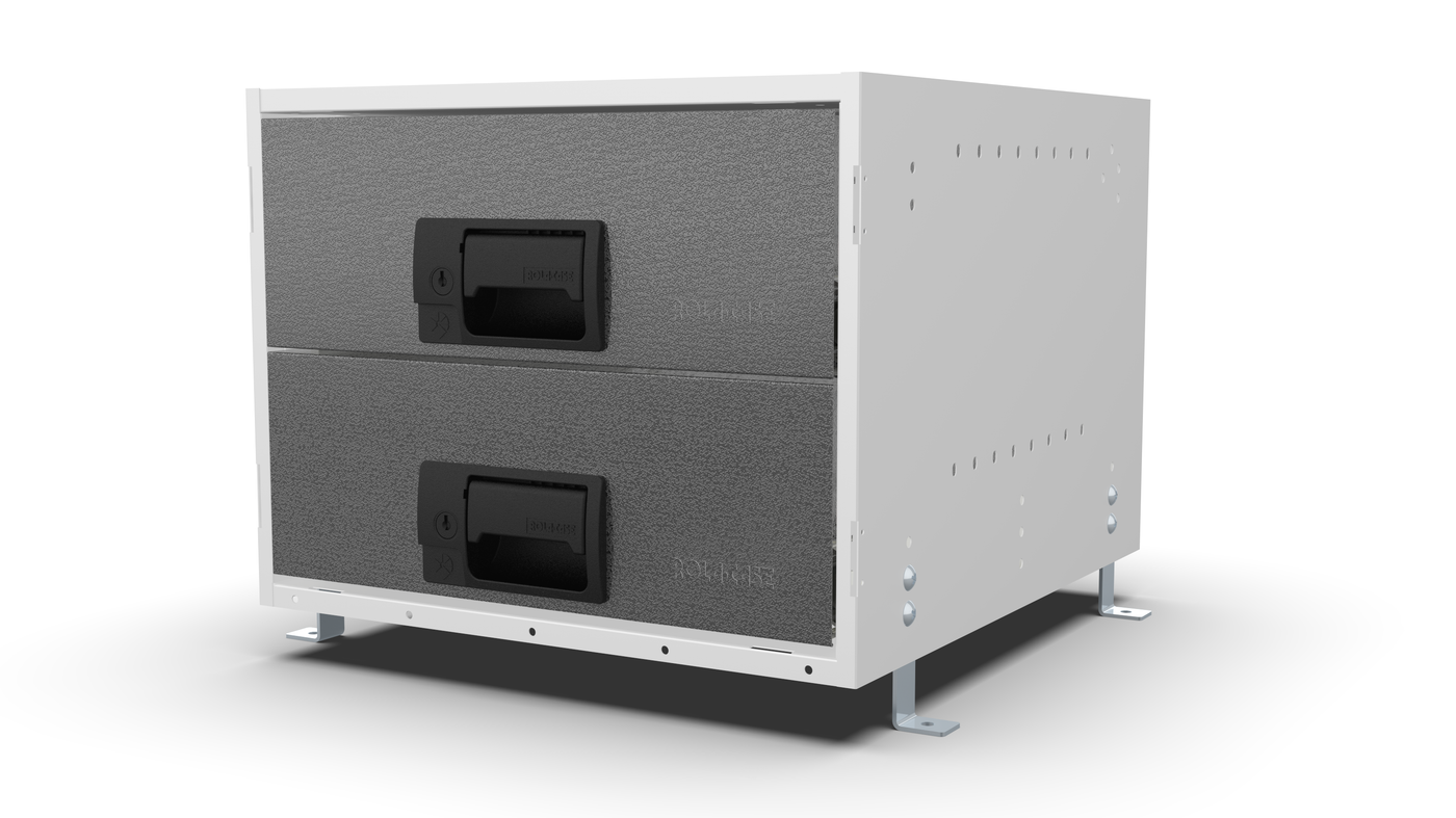 RCKIT40/4 van storage drawer front view 