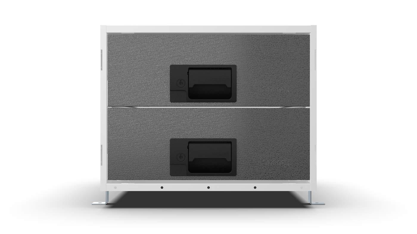 RCKIT40/4 van storage drawer front view 