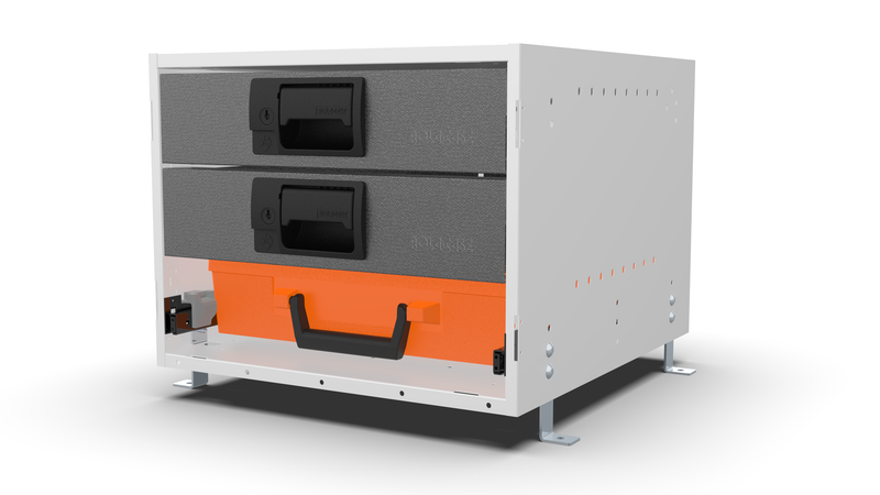 RCKIT40/5 cargo drawer's front view 