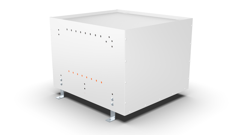 RCKIT40/6 van drawer system back view