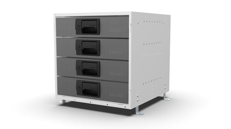 Service Body & Van Drawer Unit – 4 Drawers – 16.5″W × 16.5″H × 18″D