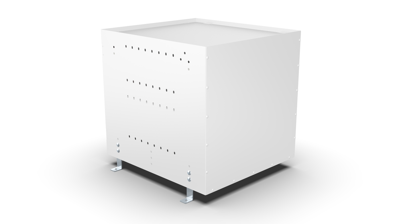RCKIT40/8 Metal van drawer's back view 