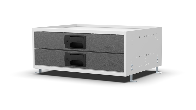 Service Body & Van Drawer Unit – 2 Drawers – 23.6″W × 9.1″H × 18″D