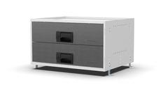 Service Body & Van Drawer Unit – 2 Large Drawers – 23.6″W × 12.8″H × 18″D