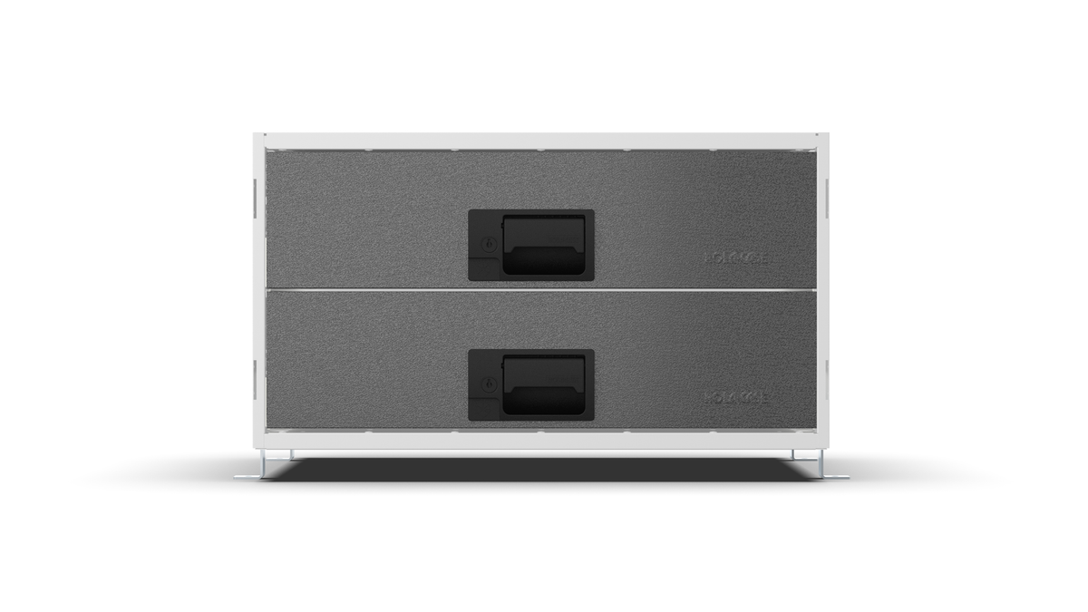 Service Body & Van Drawer Unit – 2 Large Drawers – 23.6″W × 12.8″H × 18″D