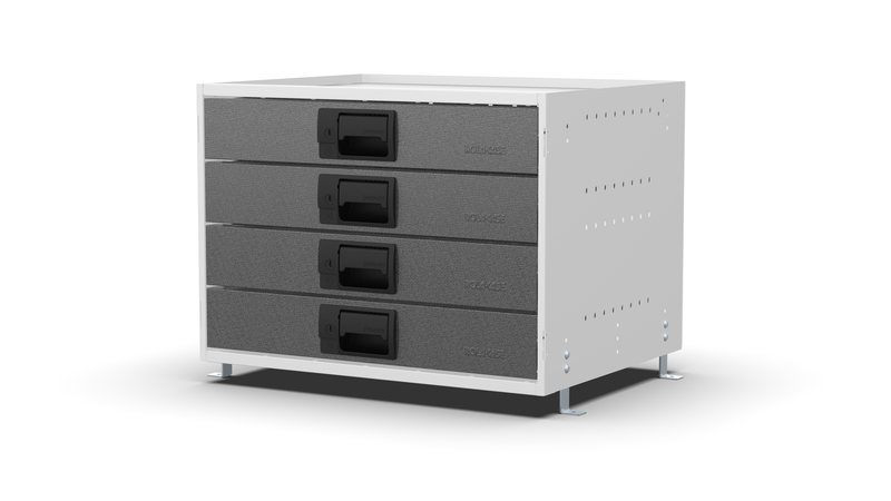 Service Body & Van Drawer Unit – 4 Drawers – 23.6″W × 16.5″H × 18″D