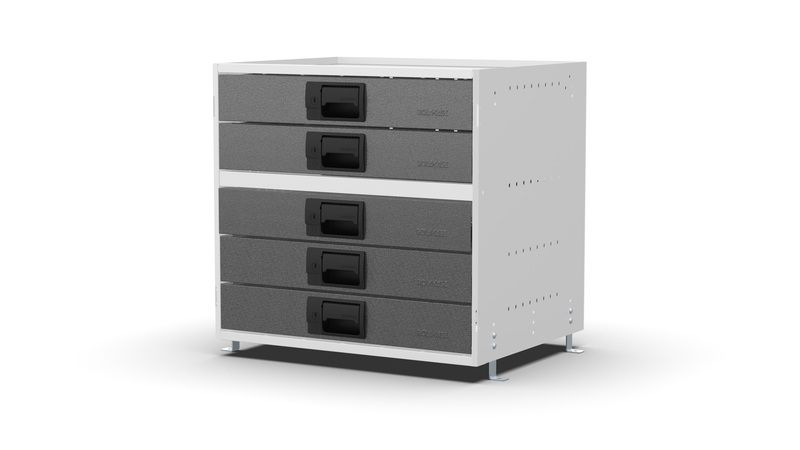 Service Body & Van Drawer Unit – 5 Drawers – 23.6″W × 21.5″H × 18″D