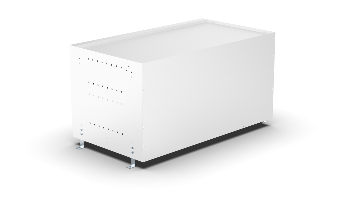 Service Body & Van Drawer Unit – 3 Mixed-Depth Drawers – 33″W × 16.5″H × 18″D