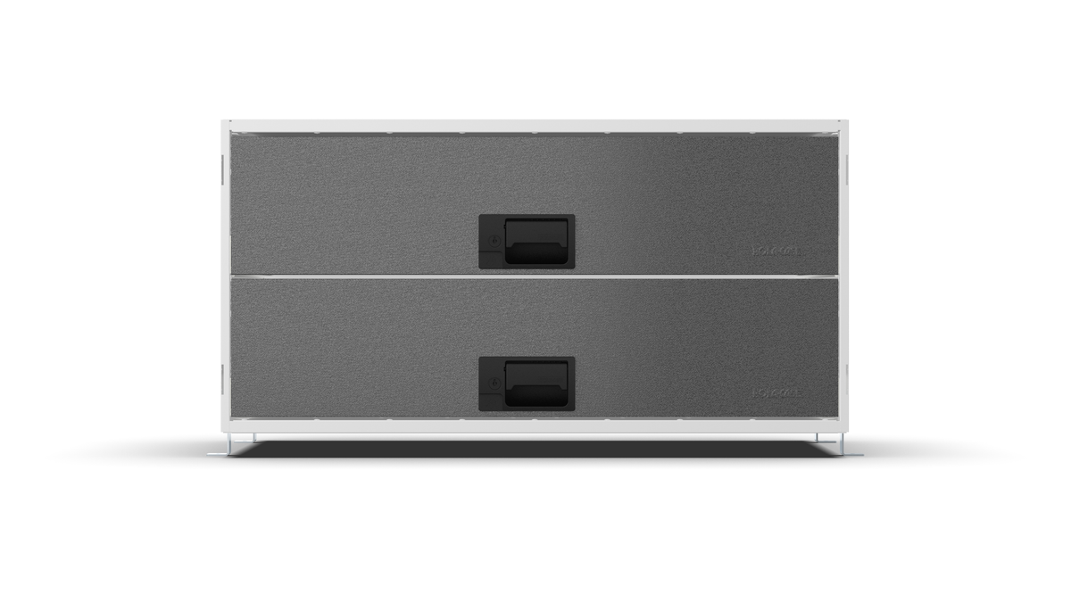 Service Body & Van Drawer Unit – 2 Deep Drawers – 33″W × 16.5″H × 18″D