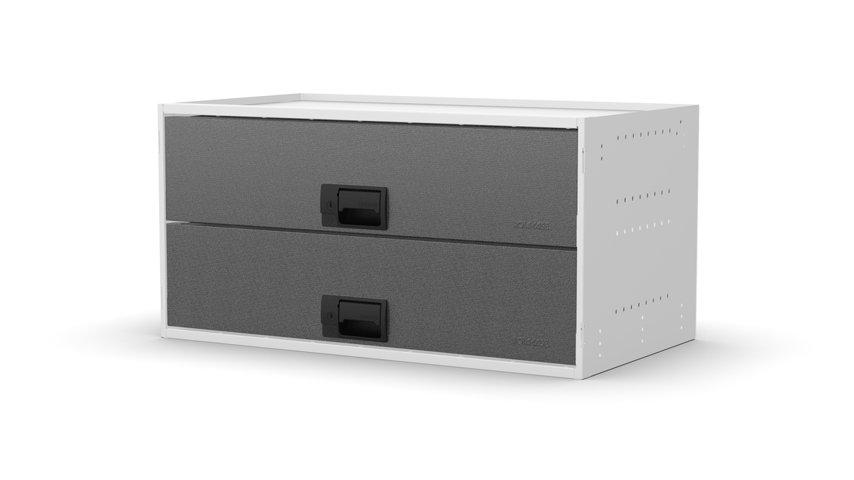 Service Body & Van Drawer Unit – 2 Deep Drawers – 33″W × 16.5″H × 18″D