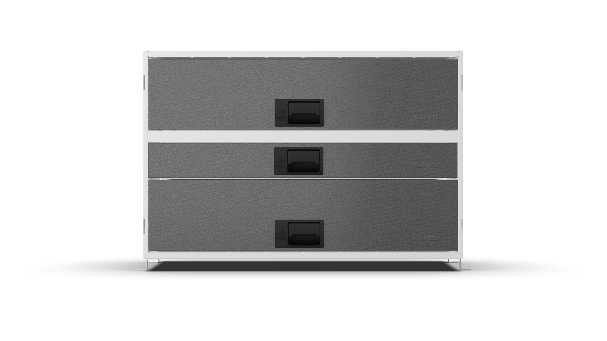 Service Body & Van Drawer Unit – 3 Mixed-Depth Drawers – 33″W × 21.5″H × 18″D