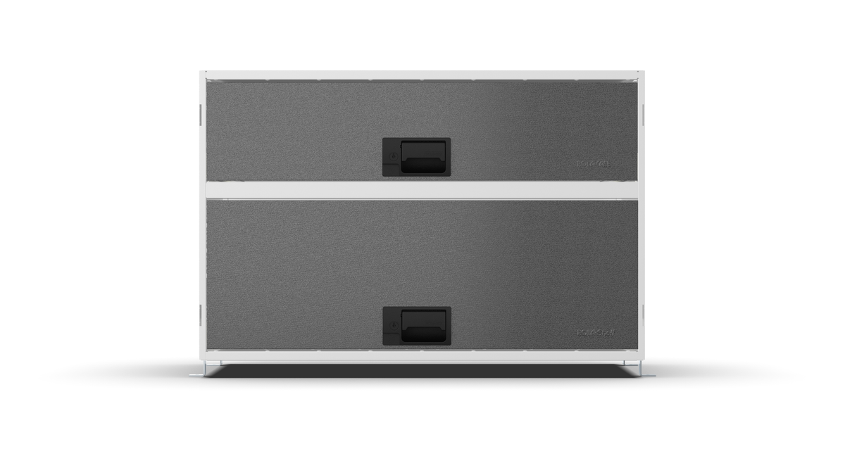 Service Body & Van Drawer Unit – 2 Mixed-Depth Drawers – 33″W × 21.5″H × 18″D