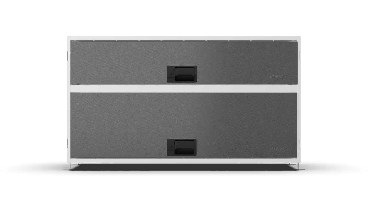 Service Body & Van Drawer Unit – 2 Mixed-Depth Drawers – 39.7″W × 21.5″H × 18″D