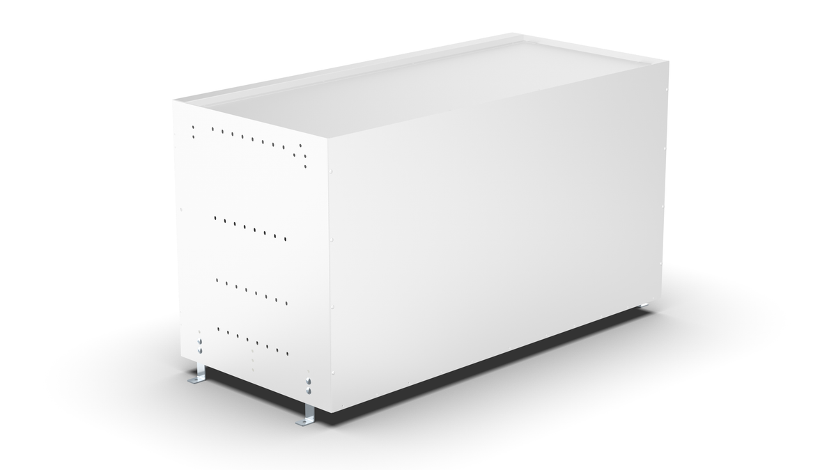 Service Body & Van Drawer Unit – 2 Mixed-Depth Drawers – 39.7″W × 21.5″H × 18″D