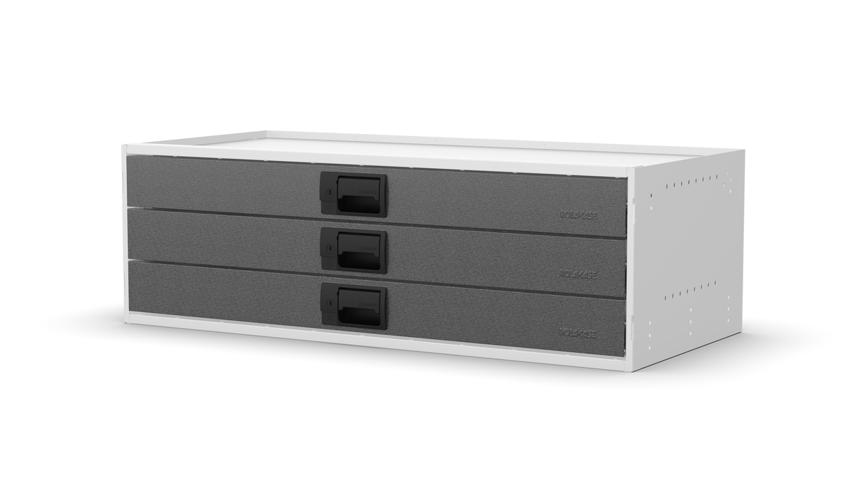 Service Body & Van Drawer Unit – 3 Drawers – 39.7″W × 12.8″H × 18″D