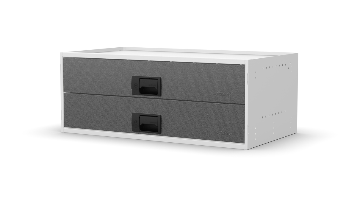 Service Body & Van Drawer Unit – 2 Large Drawers – 33″W × 12.8″H × 18″D