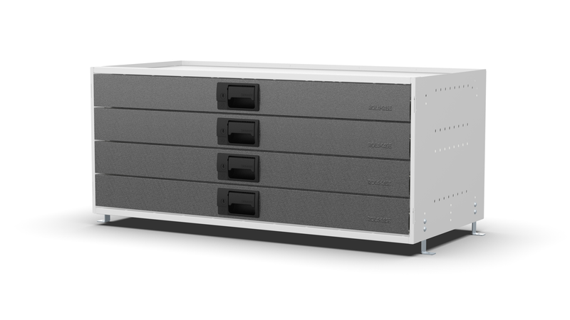 Service Body & Van Drawer Unit – 4 Drawers – 39.7″W × 16.5″H × 18″D
