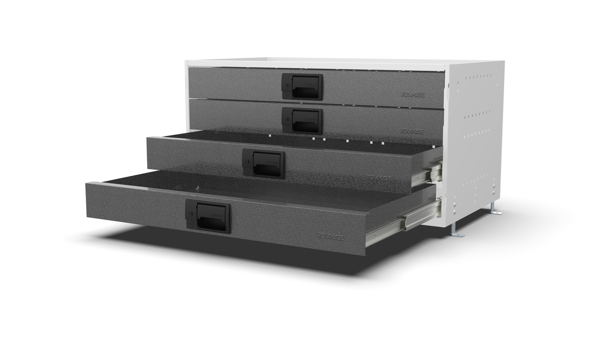 Service Body & Van Drawer Unit – 4 Drawers – 33″W × 16.5″H × 18″D