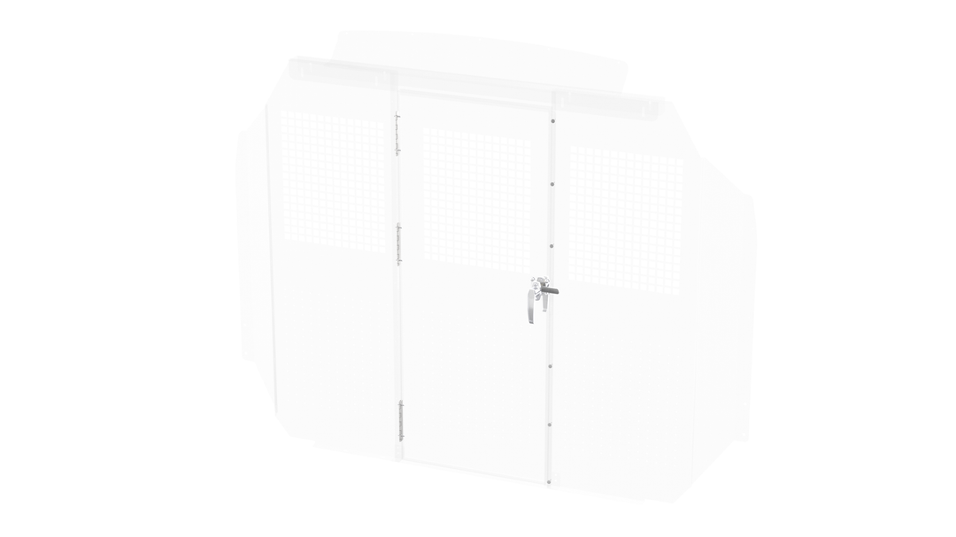 Van Partition Swing Door Hinge & Lock Conversion Kit