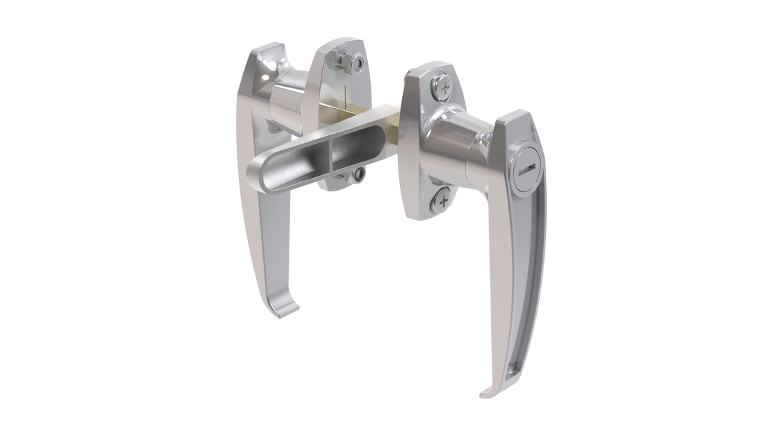 Van Partition Swing Door Hinge & Lock Conversion Kit