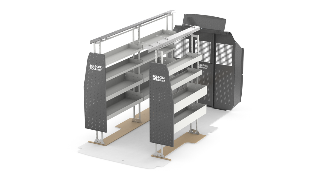 148" WB Basic Van Shelving Package – Ford Transit High Roof