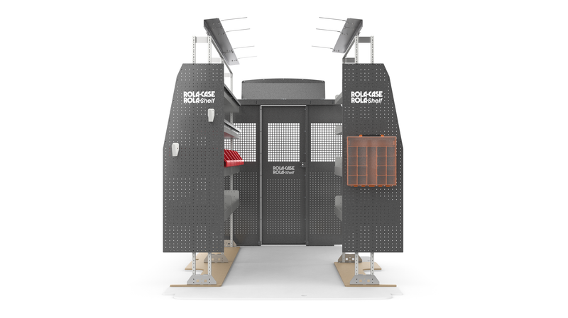 148" WB Van Shelving Package – Ford Transit High Roof (Most Popular Setup)
