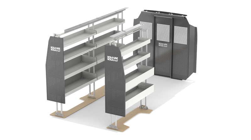 159" WB BASIC VAN SHELVING PACKAGE + BULKHEAD - RAM PROMASTER HIGH ROOF