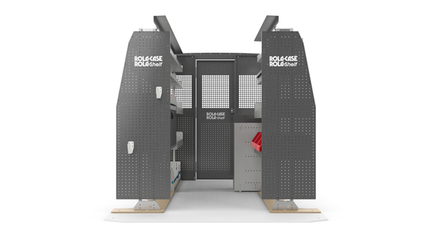 Mercedes Sprinter 144 WB Standard Roof General Bin Package Front View