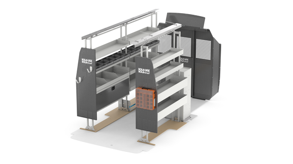 Ford Transit 148" WB High Roof HVAC Bin Package Kit