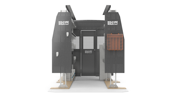 Mercedes Sprinter 144" WB High Roof - HVAC Bin Package Kit Front View