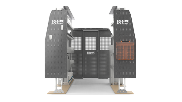 Ram Promaster 136" WB Standard & High Roof - HVAC Bin Package Kit Front View
