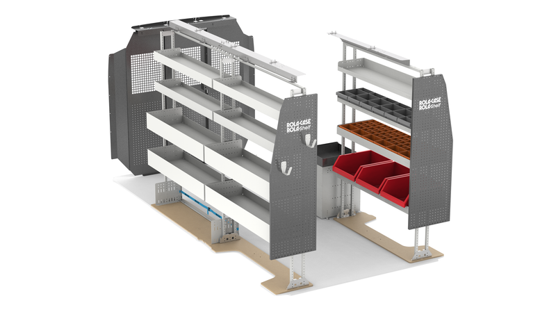 Ram Promaster 159" WB High Roof - Service Bin Package Kit Passenger View