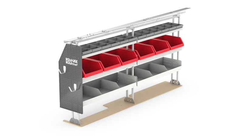 103" Driver Side Van Shelving Package | Best-Selling Tool Storage System