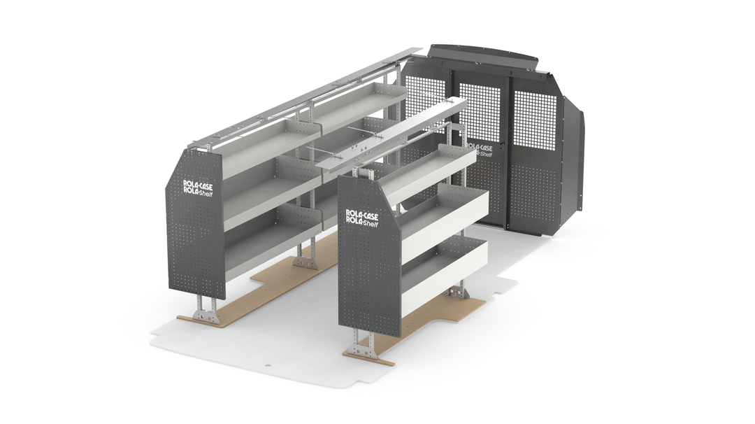 148" WB Basic Van Shelving Package – Ford Transit Low Roof