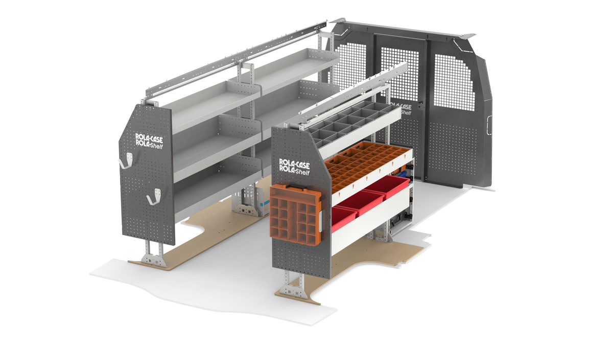 Chevy Express 155" WB Service Bin Package with Partition Kit