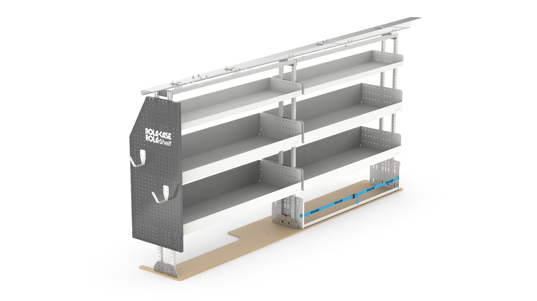 148" WB Service Van Shelving Package – Ford Transit Low Roof