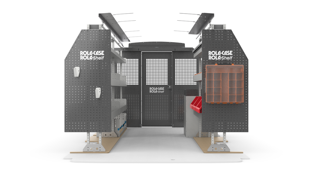 148" WB Service Van Shelving Package – Ford Transit Low Roof