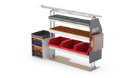 52" Passenger Side Van Shelving Service Package | Tool & Parts Storage System