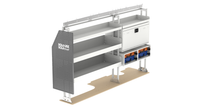 General 86" Driver Side Van Shelving Bin Package