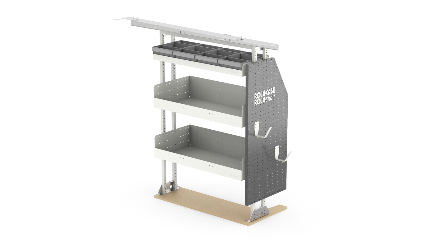 Ford Transit 130" WB Low Roof General Van Shelving Package + Bulkhead
