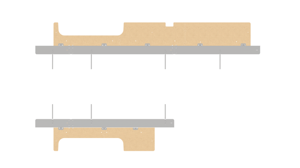 Ford Transit 148" WB Low Roof - Floor & Roof Anchor Kit #RSVAKFT148LR20